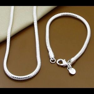 New Fashion 925 Sterling Silver Necklace/ Bracelet